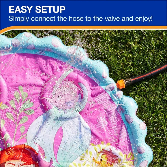 Swimways Disney Princess‎ Ariel Little Mermaid Splash Mat Fun  Swim Toddler NIB - Picture 6 of 7